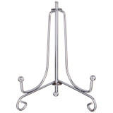 Комплект подставок для тарелок из 5 шт. 10*6 см. высота=10 см. цвет - серебро (кор=72комп.) LEFARD 244-114