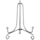 Комплект подставок для тарелок из 5 шт. 10*6 см. высота=10 см. цвет - серебро (кор=72комп.) LEFARD 244-114