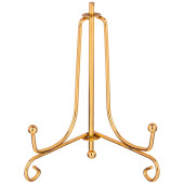 Комплект подставок для тарелок из 5 шт. 10*6 см. высота=10 см. цвет - золото (кор=72комп.) LEFARD 244-115