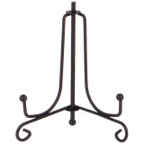 Комплект подставок для тарелок из 5 шт. 10*6 см. высота=10 см. цвет - черный (кор=72комп.) LEFARD 244-116