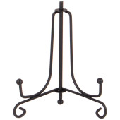 Комплект подставок для тарелок из 5 шт. 10*6 см. высота=10 см. цвет - черный (кор=72комп.) LEFARD 244-116