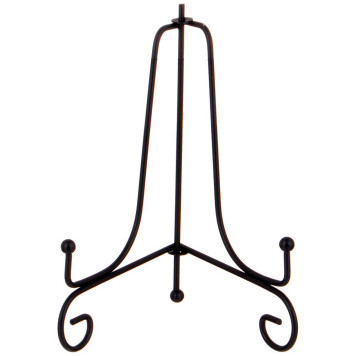 Комплект подставок для тарелок из 5 шт. 17*11 см. высота=16 см. цвет - черный (кор=48комп.) LEFARD 244-117