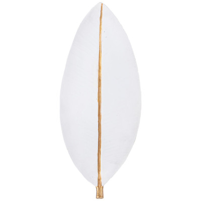 Блюдо декоративное "LEAF" цвет:белый 39*16,5*4см LEFARD 248-083-1