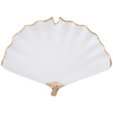 Блюдо декоративное "LEAF" цвет:белый 23*16,5*3,8см LEFARD 248-087