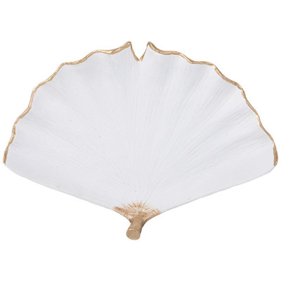 Блюдо декоративное "LEAF" цвет:белый 23*16,5*3,8см LEFARD 248-087