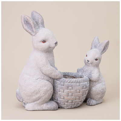 Кашпо декоративное "КРОЛИКИ" 34*15*34см LEFARD 248-105-1
