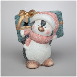 Фигурка "ПИНГВИН С ПОДАРКАМИ" с led-подсветкой 12*8*13 см LEFARD 248-161