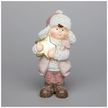 Фигурка "МАЛЬЧИК СО ЗВЕЗДОЙ" 8*6,5*15,5 см LEFARD 248-163