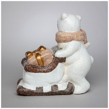 Фигурка "БЕЛЫЙ МИШКА" 13,5*6,5*13 см LEFARD 248-172-2