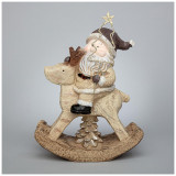 Фигурка "ДЕД МОРОЗ НА ОЛЕНЕ" с led-подсветкой 22,7*9,8*28,5 см LEFARD 248-175