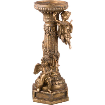 Подсвечник с амурчиком 10*10*26 см. (кор=6шт.) LEFARD 251-001