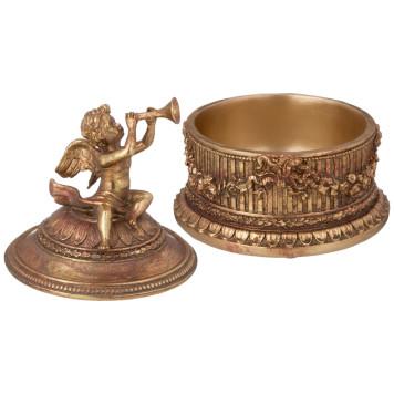 Шкатулка с крышкой "АНГЕЛ" (кор-8шт) LEFARD 251-002-1