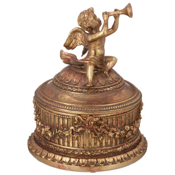 Шкатулка с крышкой "АНГЕЛ" (кор-8шт) LEFARD 251-002