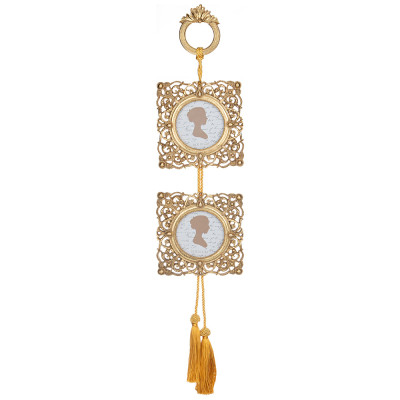 Фоторамка-альбом настенная из 2-х ячеек 10*10 см (кор-12шт) LEFARD 251-081