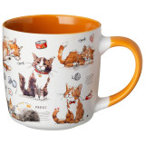 Кружка 400мл "CATS" 9.0*5.6*9.3cm, разноцветный LEFARD 260-1023-11