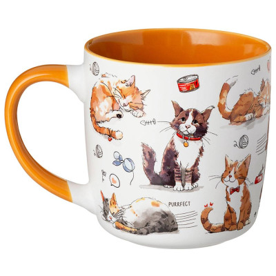 Кружка 400мл "CATS" 9.0*5.6*9.3cm, разноцветный LEFARD 260-1023-11-1