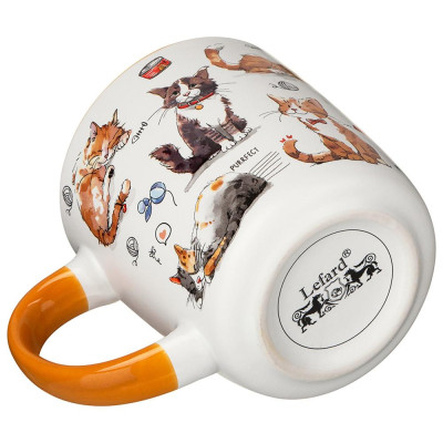 Кружка 400мл "CATS" 9.0*5.6*9.3cm, разноцветный LEFARD 260-1023-11-2