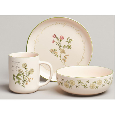 Набор посуды "SPRING FLOWERS" 3 предмета (кор=8наб) LEFARD 260-1033