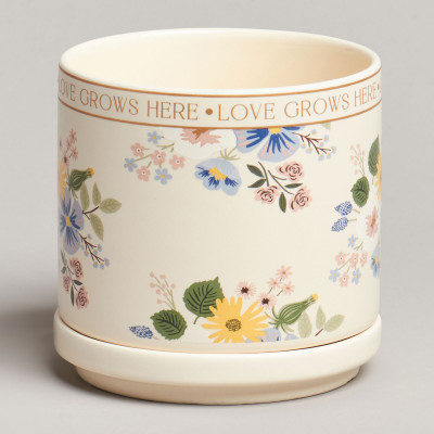 Кружка с крышкой spring FLOWERS 390мл. (кор=24шт.) LEFARD 260-1036-3