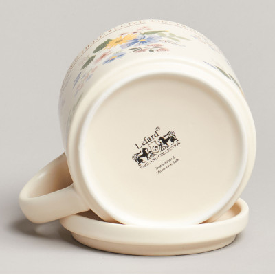 Кружка с крышкой spring FLOWERS 390мл. (кор=24шт.) LEFARD 260-1036-6