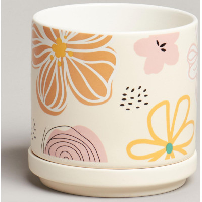 Кружка с крышкой flovers 390мл. (кор=24шт.) LEFARD 260-1038-3