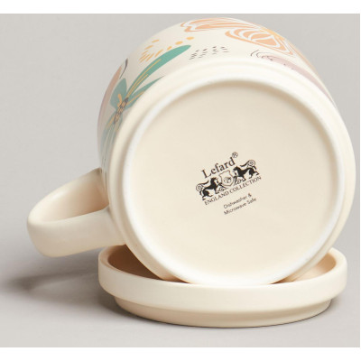 Кружка с крышкой flovers 390мл. (кор=24шт.) LEFARD 260-1038-6