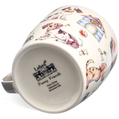 Набор для завтрака "DOGS", 2 пр.: салатник 500мл, кружка 345мл LEFARD 260-1055-4