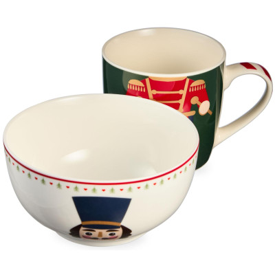 Набор посуды " ЩЕЛКУНЧИК" 2 пр. (кружка 360мл, салатник 500мл) LEFARD 260-1064-3