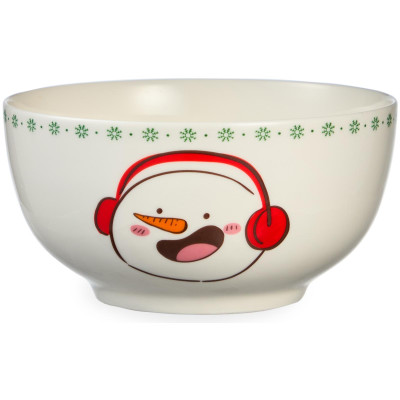 Набор посуды "СНЕГОВИК" 2 пр. (кружка 360мл, салатник 500мл) LEFARD 260-1066-9