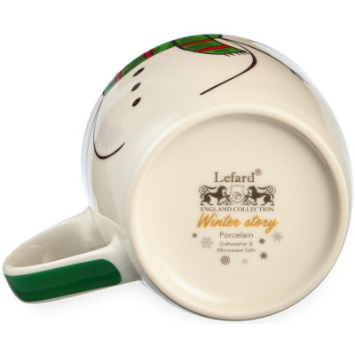 Набор посуды "СНЕГОВИК" 2 пр. (кружка 360мл, салатник 500мл) LEFARD 260-1066-6