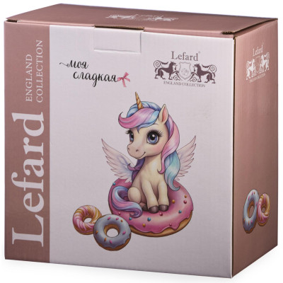 Набор посуды "САМАЯ СЛАДКАЯ" 3 пр. (кружка 240мл, салатник 500мл, тарелка 20,5см) LEFARD 260-1072-9