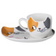 Набор для завтрака "CAT", 2 пр.: кружка 190 мл, тарелка 18*12 см LEFARD 260-1117