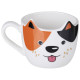 Набор для завтрака "DOG", 2 пр.: кружка 190 мл, тарелка 18*12 см LEFARD 260-1118