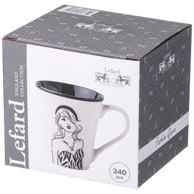 Кружка "FASHION QUEEN" 340мл LEFARD 260-835