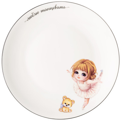 Набор посуды я танцую, 3 пр.: салатник 470мл, тарелка 20см, кружка 220мл LEFARD 260-940-4