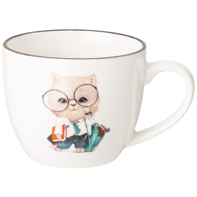 Набор посуды самый любознательный, 3 пр.: салатник 470мл, тарелка 20см, кружка 220мл LEFARD 260-946-1