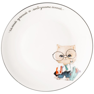 Набор посуды самый любознательный, 3 пр.: салатник 470мл, тарелка 20см, кружка 220мл LEFARD 260-946-4