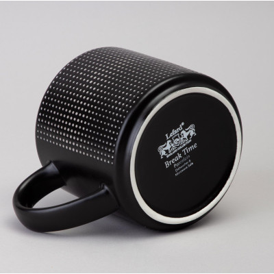 Кружка "BREAK TIME" 470 мл черная LEFARD 260-961-2