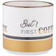 Кружка "BUT FIRST COFFEE" 390 мл белая LEFARD 260-970