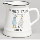 Молочник "FAMILY FARM" 220 мл 9 см (кор=48шт.) LEFARD 263-1237