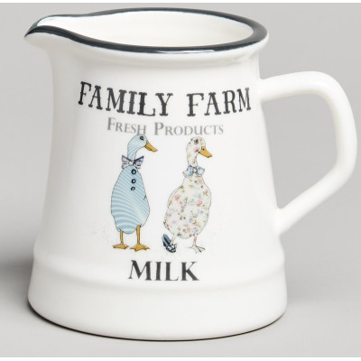 Молочник "FAMILY FARM" 220 мл 9 см (кор=48шт.) LEFARD 263-1237