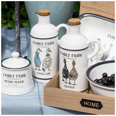 Бутылка для масла "FAMILY FARM" 430 мл 18 см (кор=32шт.) LEFARD 263-1244-1