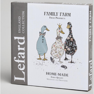 Тарелка десертная " FAMILY FARM" 17 см (мал.уп.=2шт./кор=36шт.) LEFARD 263-1255-2