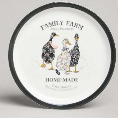 Тарелка десертная " FAMILY FARM" 17 см (мал.уп.=2шт./кор=36шт.) LEFARD 263-1255-3