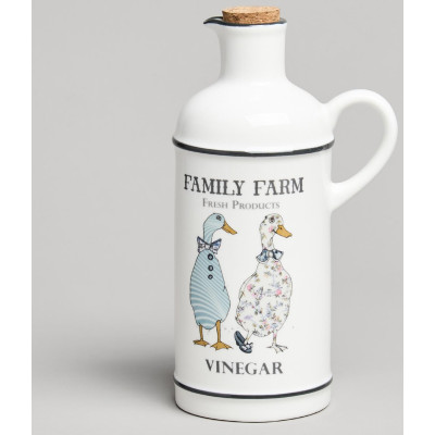 Бутылка для уксуса "FAMILY FARM" 430 мл 18 см (кор=32шт.) LEFARD 263-1275