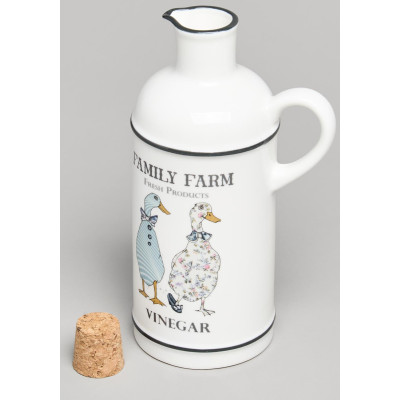 Бутылка для уксуса "FAMILY FARM" 430 мл 18 см (кор=32шт.) LEFARD 263-1275-5