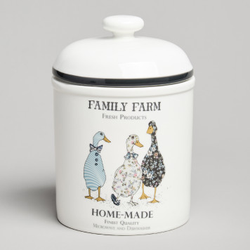 Банка "FAMILY FARM" 850 мл 17 см (кор=12шт.) LEFARD 263-1277