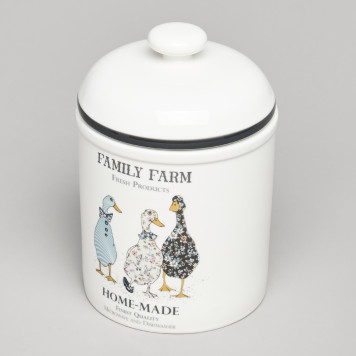 Банка "FAMILY FARM" 850 мл 17 см (кор=12шт.) LEFARD 263-1277-6