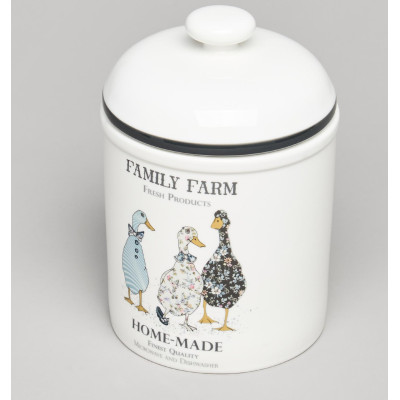 Банка "FAMILY FARM" 850 мл 17 см (кор=12шт.) LEFARD 263-1277-3