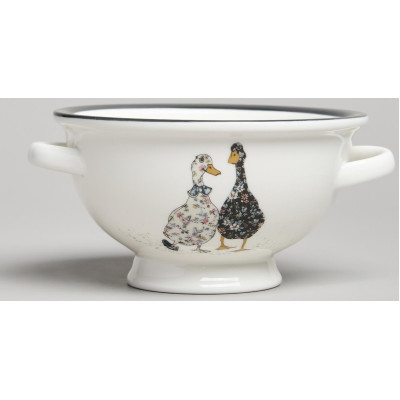 Салатник с ручками "FAMILY FARM" 300 мл 14*12*6,5 см (кор=32шт.) LEFARD 263-1281-4